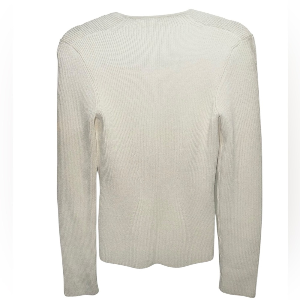 Khaite “The Kirah Rib Sweater” - Ivory | Women’s Size Medium - Picture 9 of 14